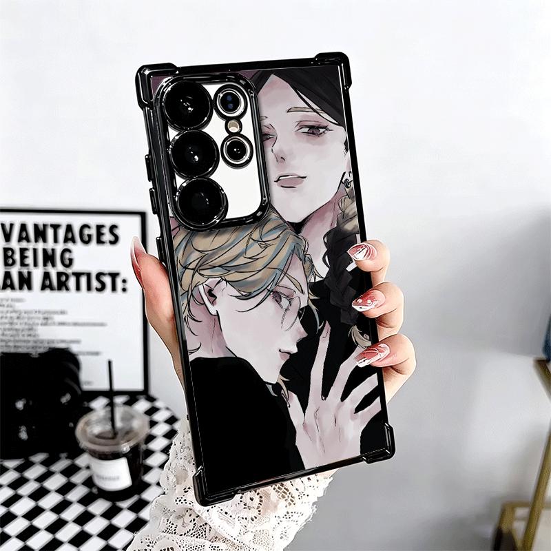 Tokyo Revengers Ran Haitani Rindou Soft Phone Case For Samsung Galaxy S26 Ultra S25 Edge S24 FE S23 Plus S22 S21 + S20 Plating A