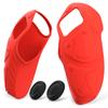 PlayVital PS5 Controller Ergonomic Soft Controller Silicone Grip Case with Thumbstick Compatible with PS5 Controller Charging Stand Edition Passion