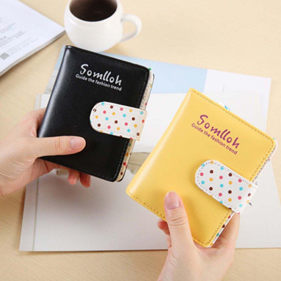 Buy [Limited Time Special]Korean Style Cute Dots Women Wallet PU
