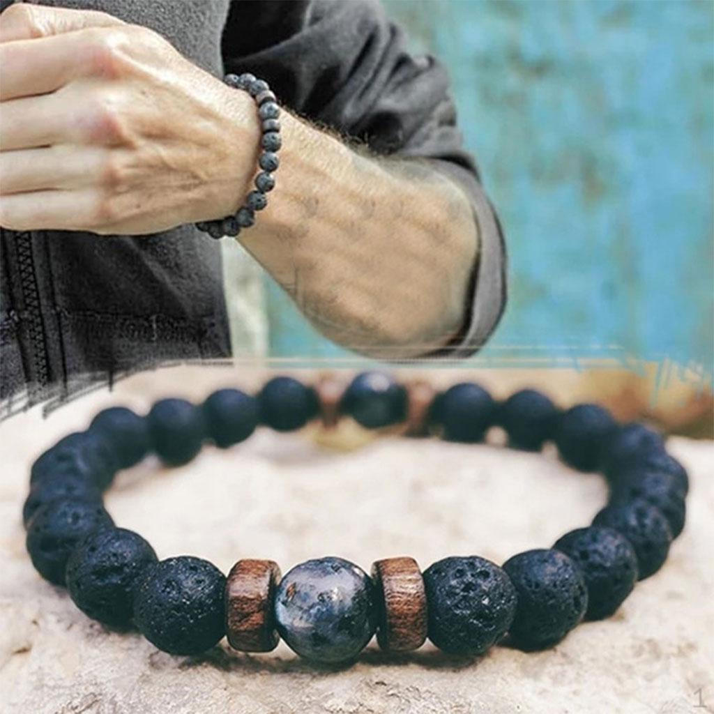 

Men Bracelet Moon Adjustable Connect синій