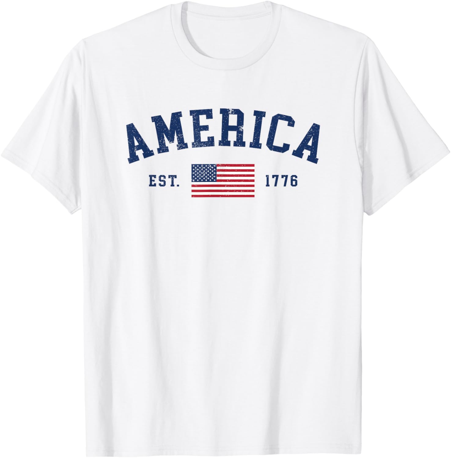 

American Flag USA United States of America US 4th of July T-Shirt Make America Great Again Fashion Casual Short Sleeve T-shirt XL