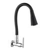 Easy Install Wall Mounted Kitchen Faucet with Rotatable Spout Design