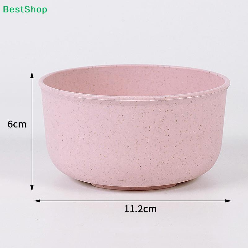 Eco-Friendly Wheat Straw Bowl - 4 Colorful Bowls for Daily Meals & Snacks