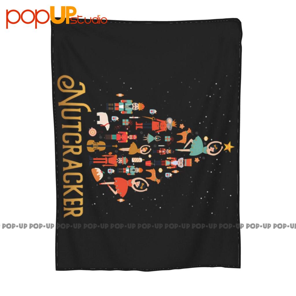 Nutcracker Christmas Tree Xmas Ultra-Soft Blanket Quilt Winter Sofa Cover Bed Covers