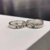 Adjustable Opening Cat Dog Couple Rings For Women Men Versatile Cute Overlapping Wear Rings Jewelry Accessories Gifts