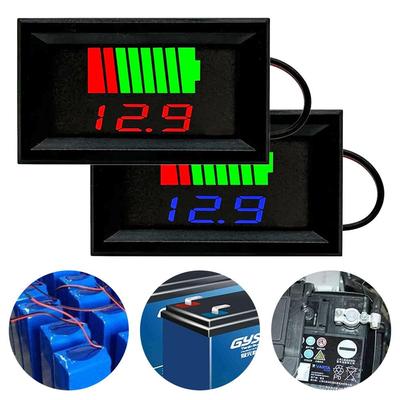 36V 48V 60V 72V Indikátor úrovně nabití autobaterie Měřič kapacity lithiové baterie Tester baterií