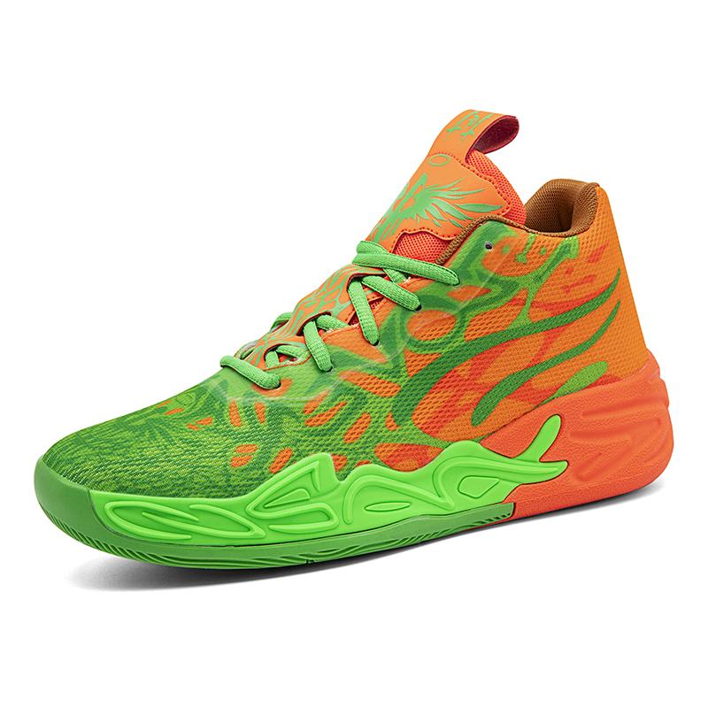 Men's practical professional basketball shoes, shock-absorbing and cushioning sports shoes, and women's anti-slip training shoes