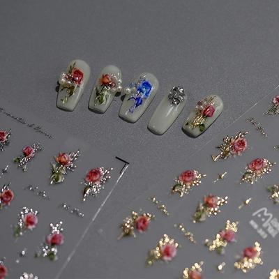 TENSOR MN Series: Thin & Tough Self-Adhesive Nail Art Stickers