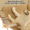 Cat Lounger Scratcher Kittens Scratching Recliner Sofa Multi-Functional Sisal Scratcher Bed for Indoor Scratching Pad Cat Chair