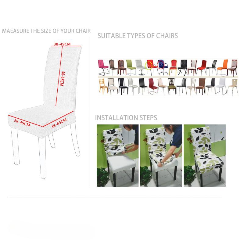 Waffle Chair Cover, Elastic All-in-one Chair Cover, Four Seasons Chair Cover