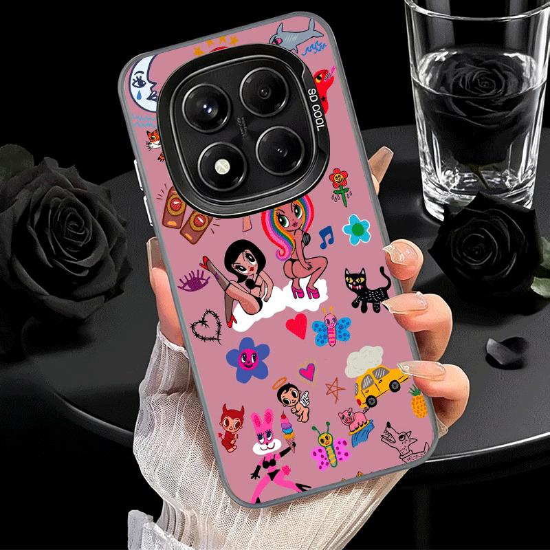 Karolg M-Manana Sera B-Bonito Soft Phone Case for Xiaomi Redmi Note 13 14 15 Pro Plus 12S 12 11S 11 11T 10S 10 Shockproof Cover
