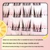 Yue Jiao Night Cat Elf Eyelashes - Natural, Segmented, Single Cluster Lashes for a Photogenic Cat Ear Look.