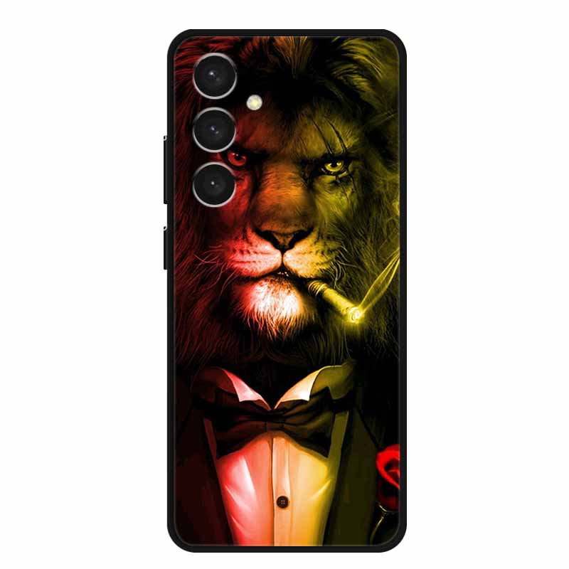 For Samsung S24 Plus Phone Case S24Plus Black Silicone Soft Back Cover Case For Samsung Galaxy S24 Plus Case S 24 Plus Funda Bag