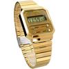 Casio Cheap Casio A100WEG-9A Unisex Quartz Digital Watch Gold