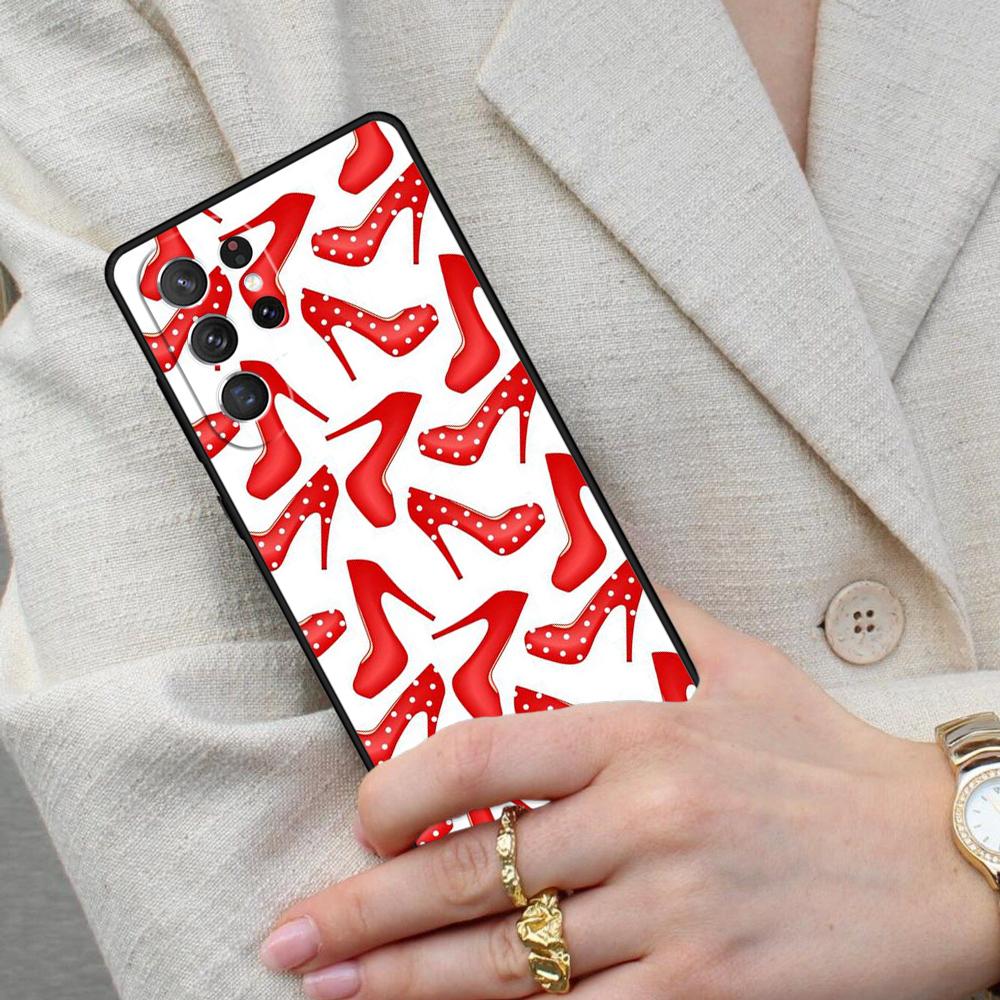 High Heels Girl Fashion Cell Phone Case for Samsung Galaxy S26 Ultra S25 S24 S23 S22 S21 S20 Note10 Cover