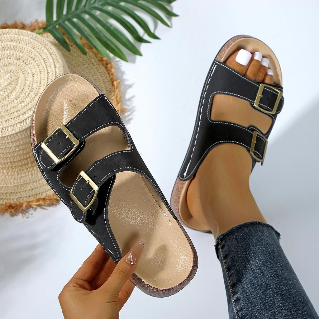 Fashion 2025 New Women Slippers Home Outdoor Work Casual Sandals Platform Non-Slip Slippers Wear-Resistant Shoes Women Slides Women
