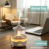 Xiaomi Rain Cloud Humidifier Mini UFO Aroma Diffuser with Remote Control - Colorful LED Night Light & Raindrop Sound for Bedroom Home a