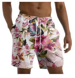 Men s 3D printed fitness shorts, summer shorts, training, Hawaiian surf shorts S