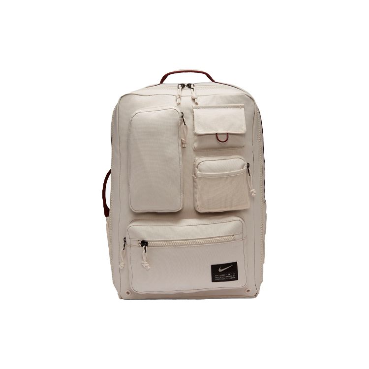 

Nike Utility Elite Multifunctional Large Capacity Retro Polyester Backpack Unisex Backpack Light-Red Wood-Brown CK2656-104 Light Rosewood Umber