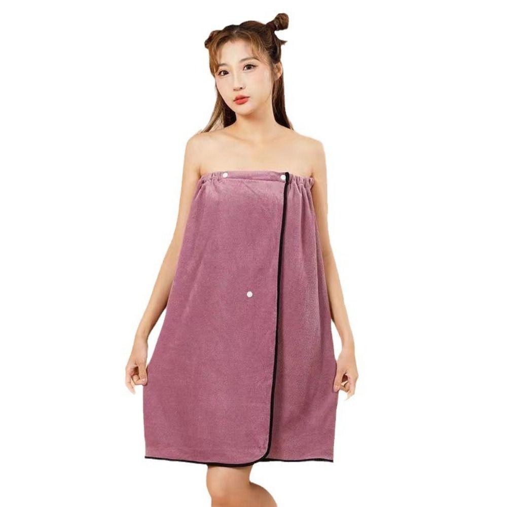 Microfiber Bath Skirt Cartoon Wrap Shower Skirt Beach Towel Spa Bathrobes  Lady
