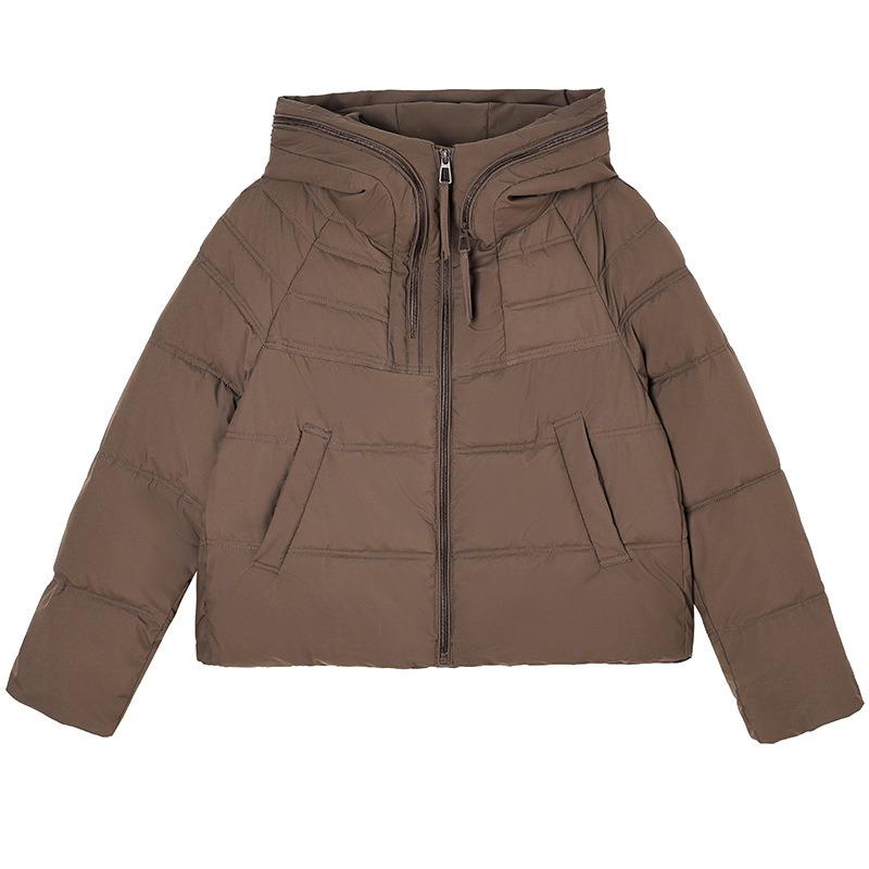 Down Cotton Clothes Women's Short Short Men's New Fashion Hooded Thickened Bread Clothes Jacket