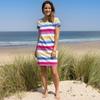 Lazy Jacks Womens/Ladies Striped T-Shirt Dress
