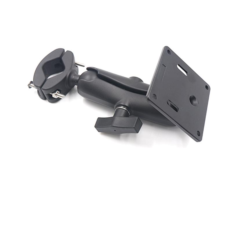 1.5'' C Sizes of Forklift GPS Tablet Ball Mount with 30mm-51mm Diameter Round or Straight Shape Pipe