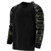 Long Sleeve T-Shirt, 190G/M2, Camo-Black, "3Xl", Ce,Lahti