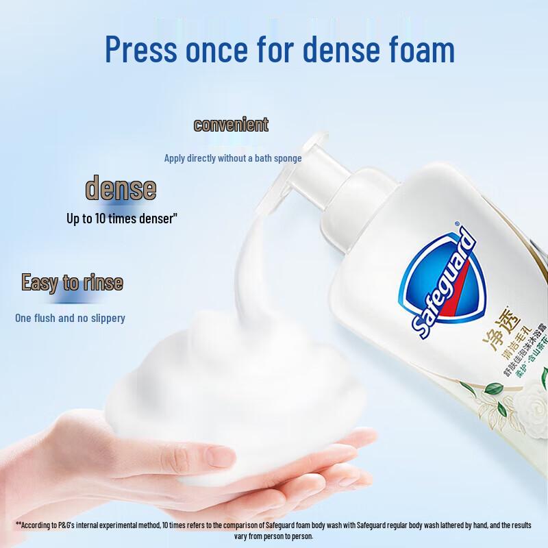 Safeguard Camellia Scent Bubble Body Wash