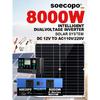 8000W Solar System DC12V/24V to 110V/220V Off-Grid Inverter System 100A Controller 300W Panel for Home RV Camping CE Certified