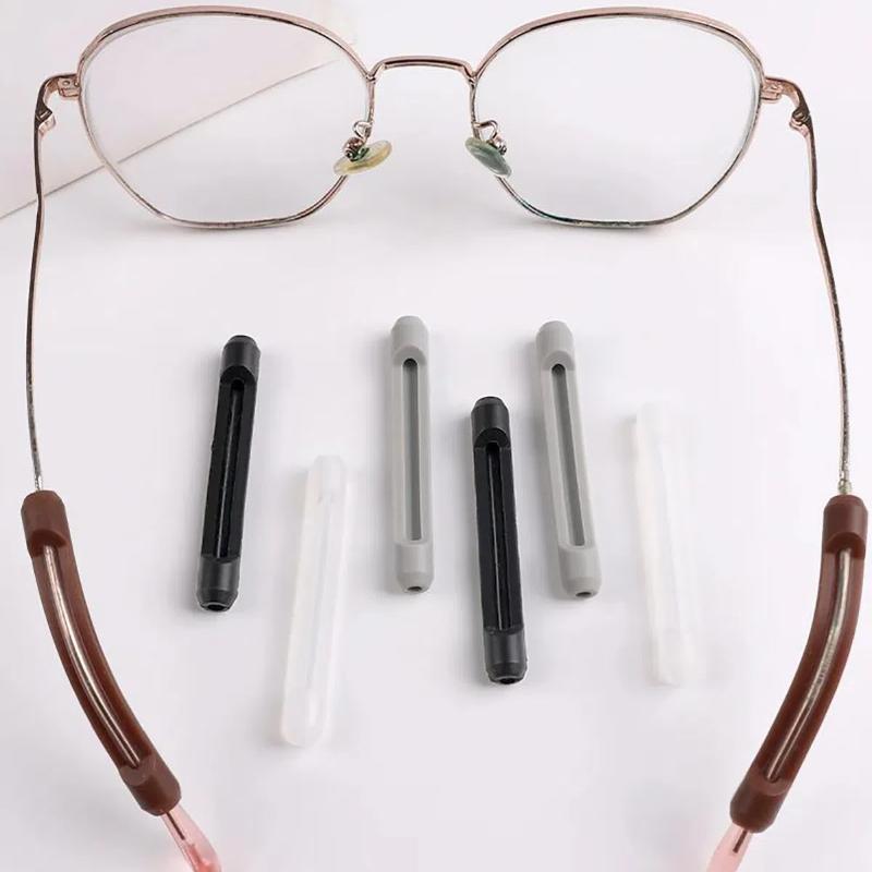 10-20pc Anti-slip Glasses Sleeve Silicone Temple Tips Eyeglass Retainer Eye Frame Leg Drag Fixed Ear Hook Bracket Glasses Access