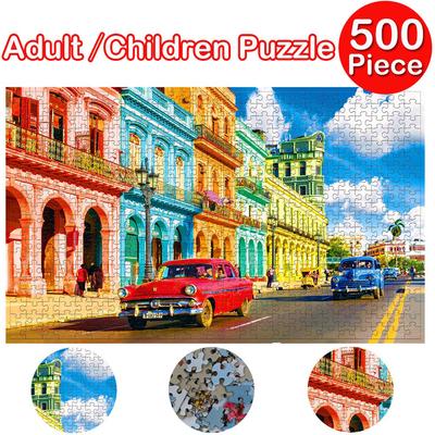 (H0915)Puzzle für Erwachsene, 500 Teile, großes Puzzlespiel, interessantes Spielzeug, personalisiertes Geschenk