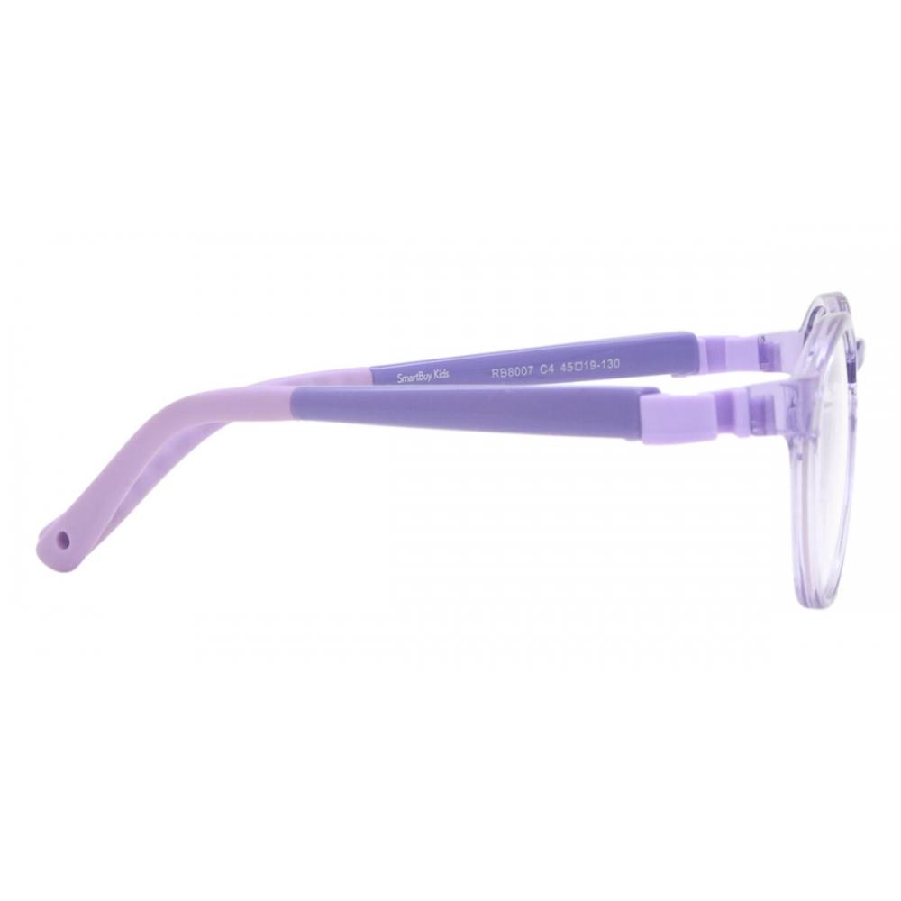 Full Rim Oval Transparent Purple Smartbuy Kids Bubbles Rb8007 C4 Fashion Kids Eyeglasses