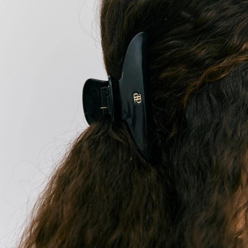 DEPOUND cellulose hair claw (M) - black