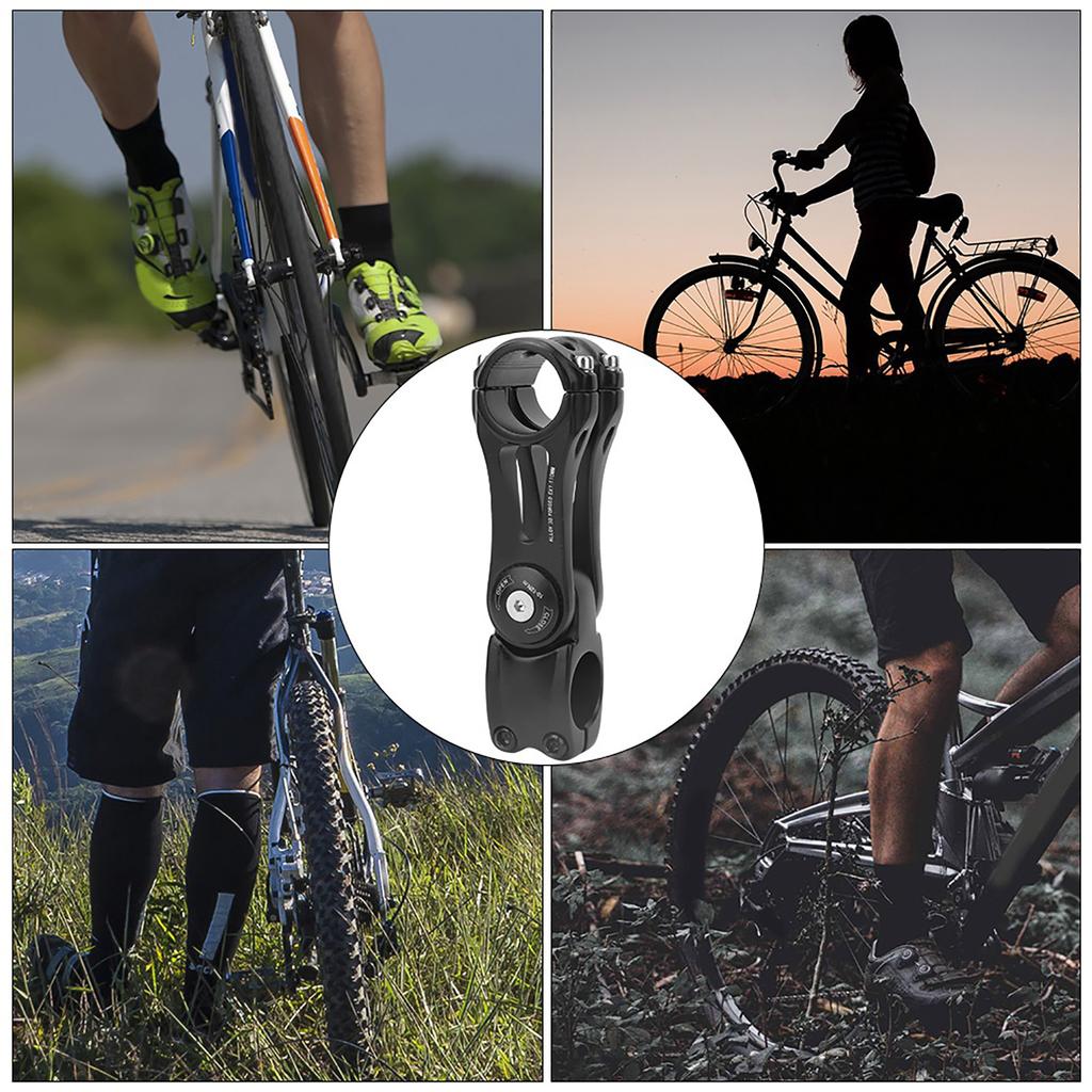 Verstellbarer Aluminiumlegierung Fahrradlenker Vorbau für Mountainbike Fahrradteile Fahrradzubehör(31.8*115 )