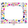 Trendy Kids' Photo Frame & Party Props Set: Birthday Decor, Picnic Hat & Glasses