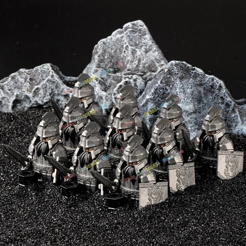 Movie Series Orc Uruk-hai Army Action Figures Mini Bricks Doll Assemble Building Blocks MOC DIY Toys for kid gift