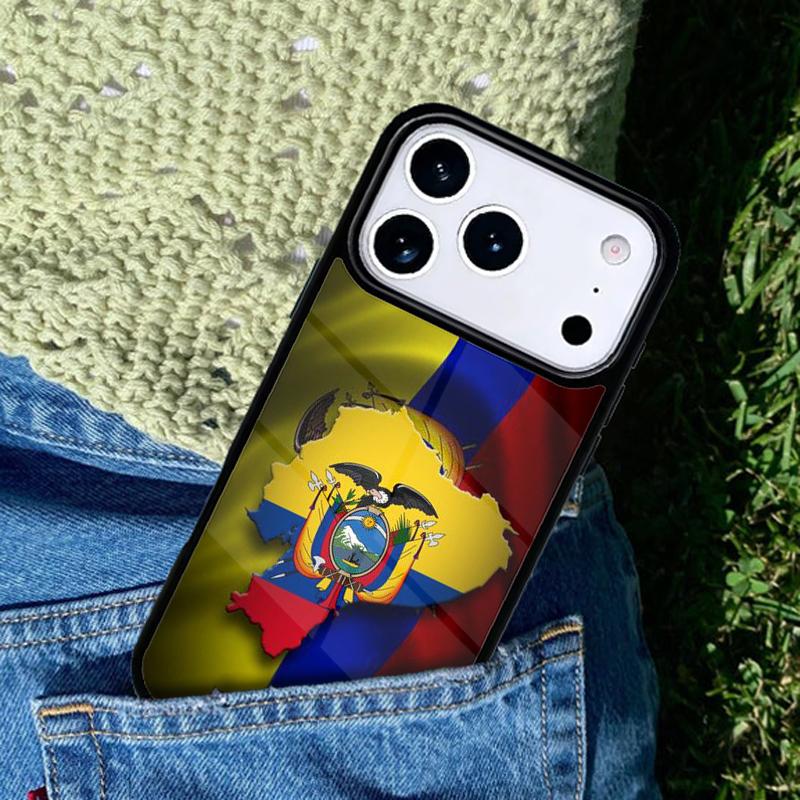 Ecuador Flag phone case cover Compatible with for IPhone 17air 16e 15 14 13 12 11Pro Max 17 Air