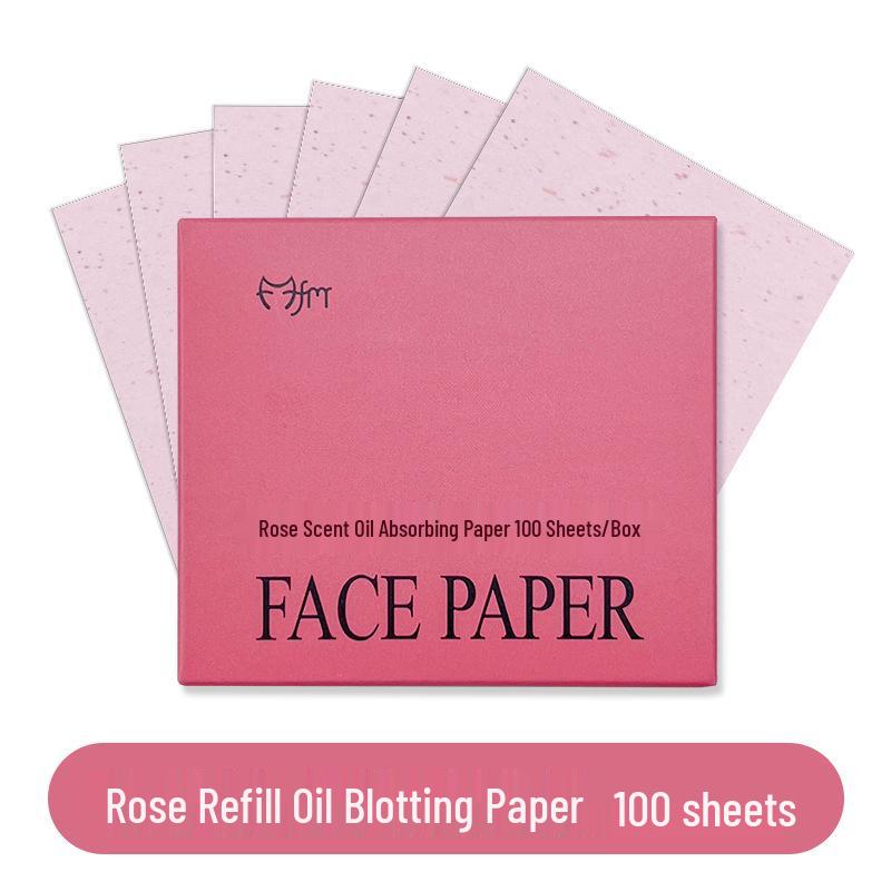Portable Women's Oil-Control Loose Powder with Mirror & Oil-Absorbing Sheets