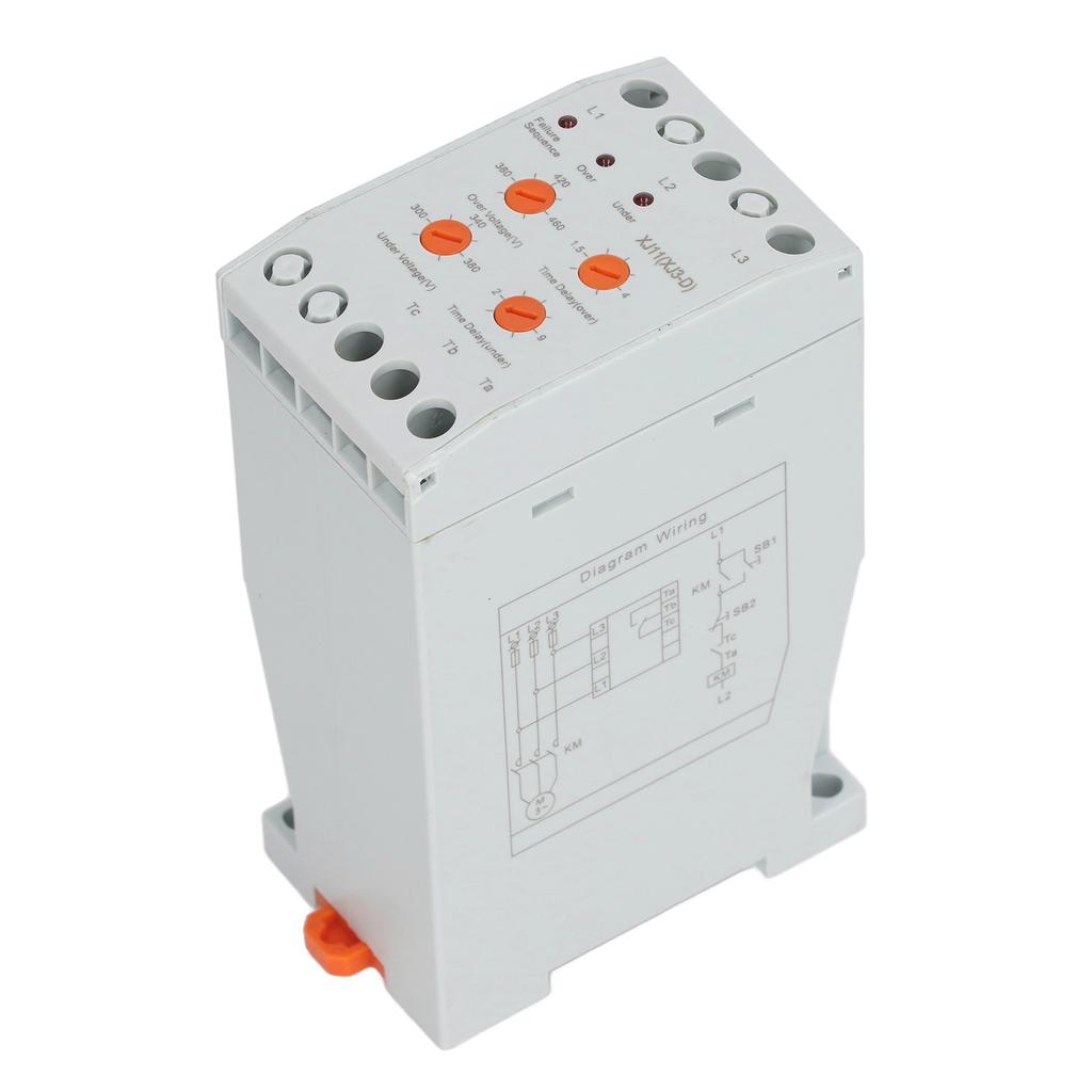 Protector de Defecțiune de Fază și Releu de Monitorizare a Secvenței Fazelor Dispozitiv de Protecție la Supratensiune AC380V