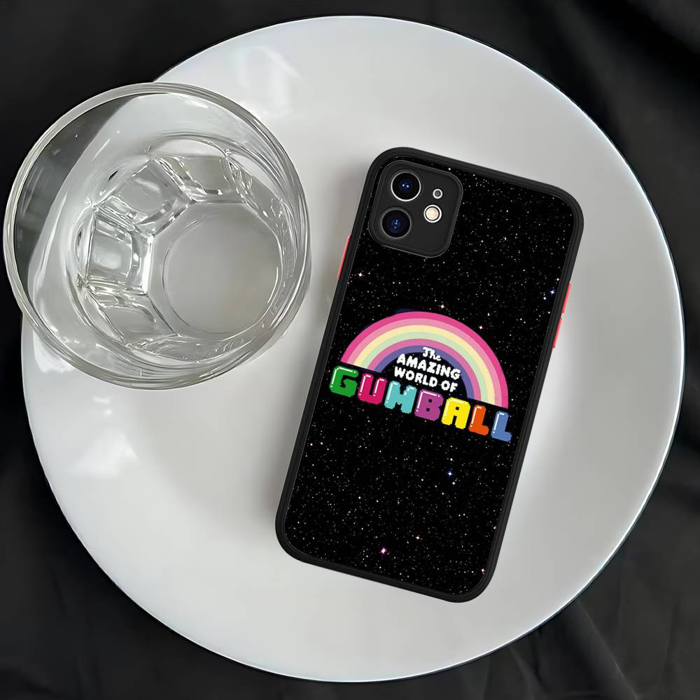 The A-Amazing W-World Of G-Gumball Phone Case For iPhone 13 12 X XS MAX Pro Max 16 15 11 14 Pro Max Shockproof Matte Cover