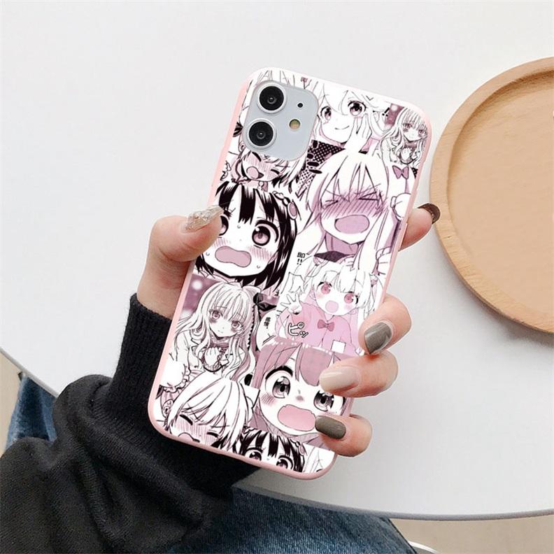 Pro Xiaomi Mi Redmi Note 11 11T 12 10 10T 5 7 9 8 8T 9T Poco M3 F3 X3 Pro 9C 9S 10S A3 9 Lite Anime Kawaii Japonská dívka Pouzdro