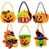 Halloween Pumpkin Trick-or-Treat Children's Handbag - Handmade Small Gift Material Pack