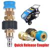 Schnellverschluss-Adapter für Hochdruckreiniger-Ausrüstung mit M22F M22M Gewindeunterstützung und 22mm 14mm Schlauchanschluss