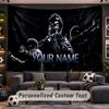 Wall Hanging Tapestry Custom NameThe Weeknd Pattern Personalized Printed Fabric Wall Decor