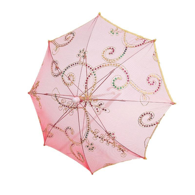 1PC Embroidered Photography Prop Toy Gifts For Girls Decorative Umbrella Dance Accessories Large Size Lace Umbrella