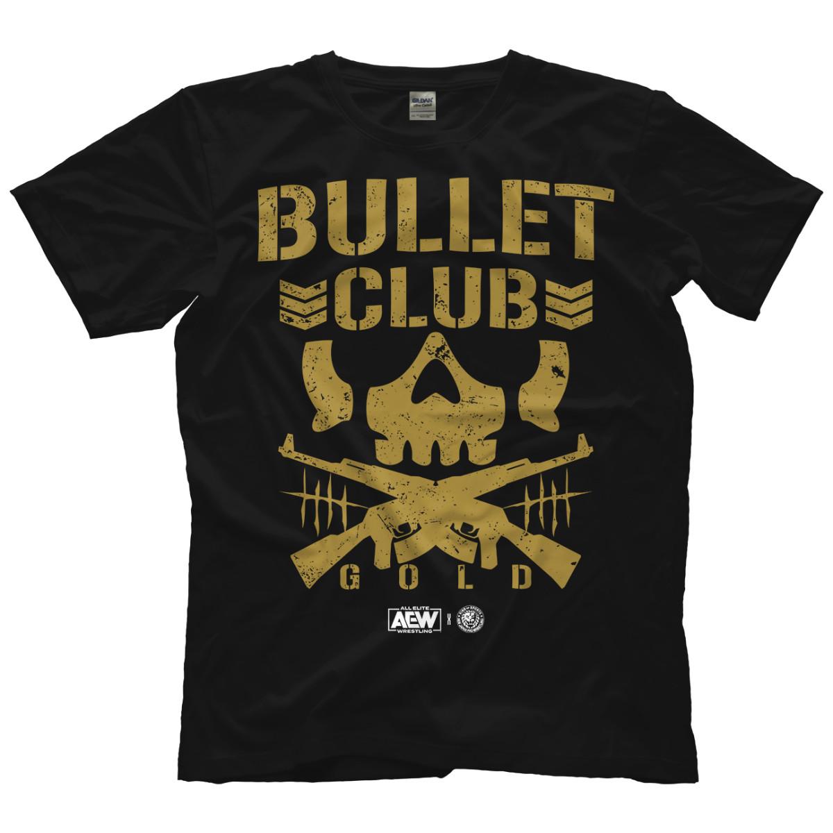 AEW X NJPW - Bullet Club Gold AEW Official T-Shirt S разноцветный