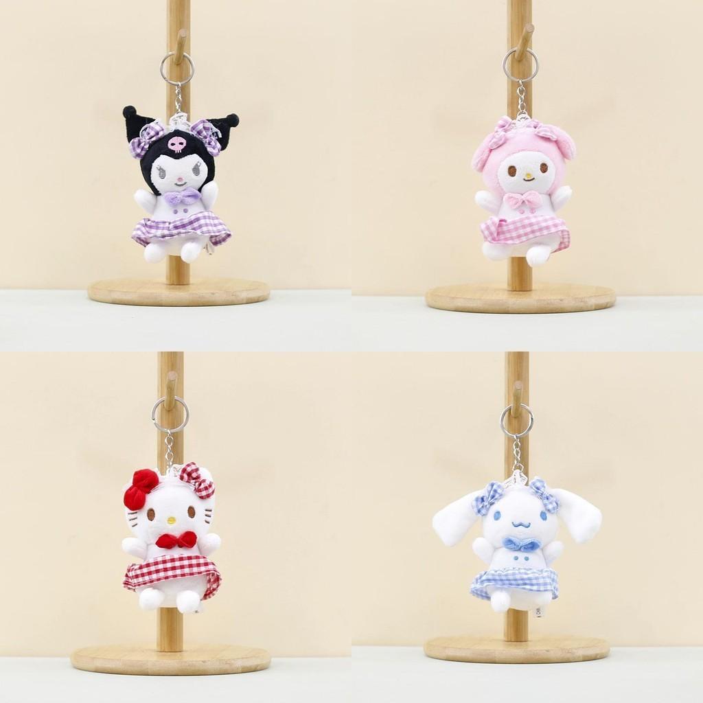 Cute 11cm Sanrio Plush Doll Collection Including Kuromi Cinnamoroll Melody And Kitty Cat