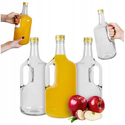 5X Glass Bottle For Vodka Gallon Ear 1.75L Lady Wine Whisky Thick Glass