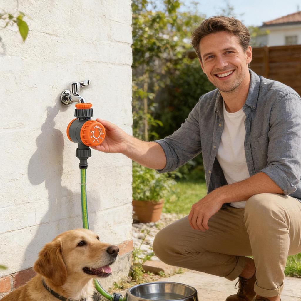 Automatic Watering Timer Mechanical Fits Standard Tubes Automatic Hose Timer For Lawn Yard Park Backyard Patio Beginners